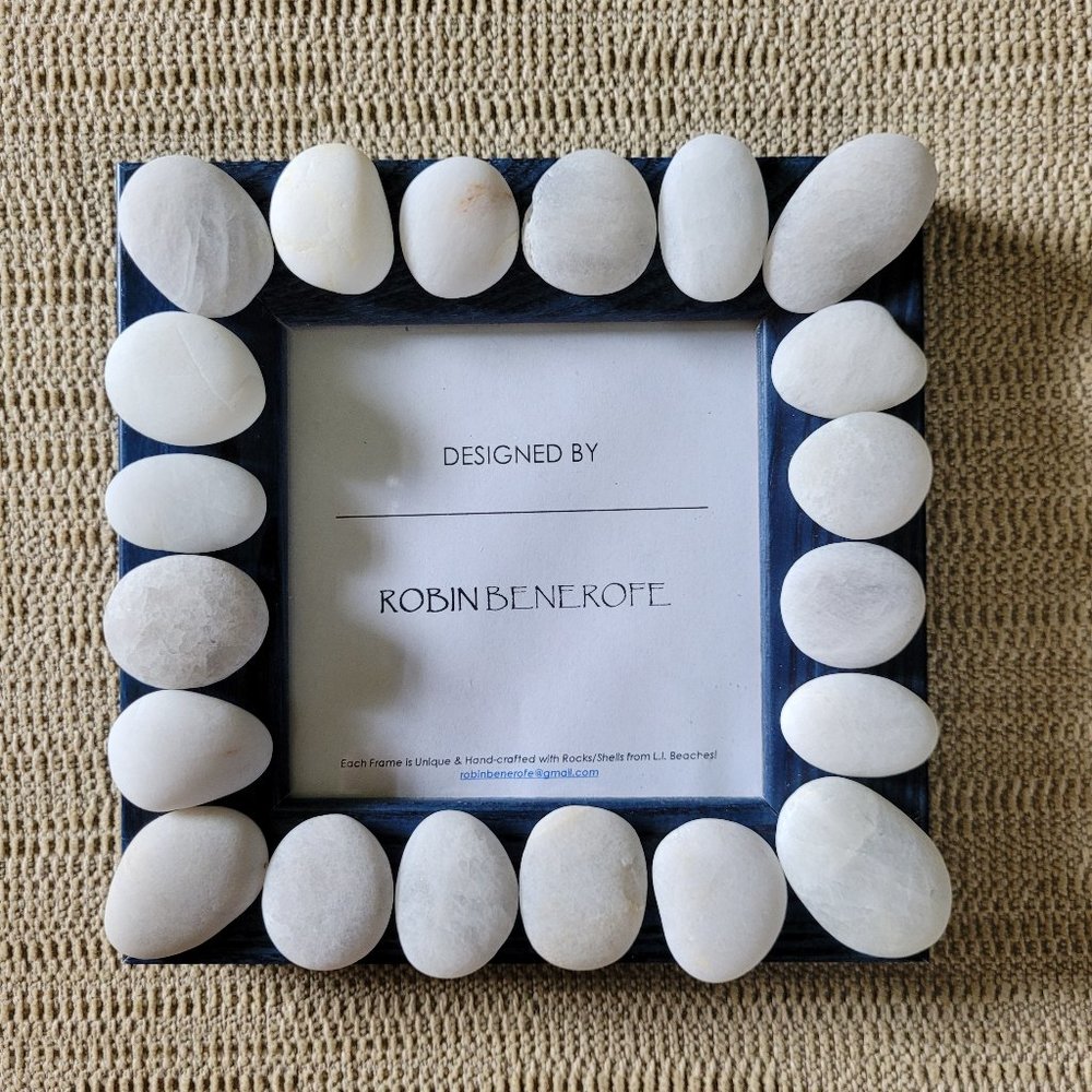 Picture Frame - Unique Hand-Crafted with Cool Rocks - Picture 2 of 11
